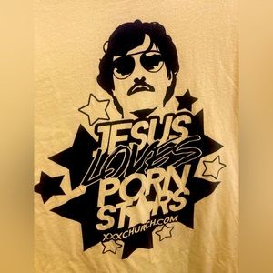 Jesus Love Porn Stars T-shirt - XL - NWOT